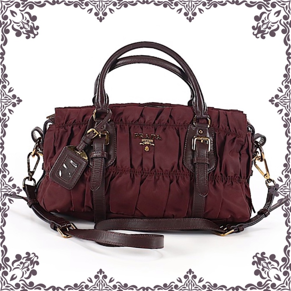 Prada tessuto satchel